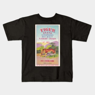 VINTAGE FIRECRACKER TIGER KEE CHONG HONG Kids T-Shirt